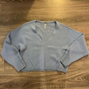 Free People V Neck Cashmere Sweater